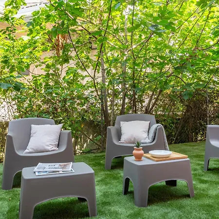 Апартаменты Bright 2br - 2ba - Garden - Ac -